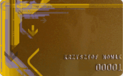zlote karty plastikowe