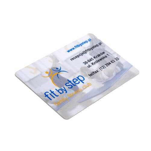 plastikowe karnety fitness klub