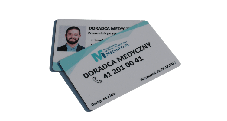 legitymacja plastikowa ze zdjęciem
